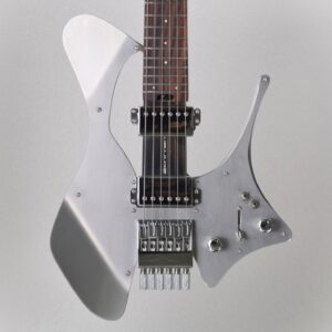 Pearson Omega 6 Standard - 25.5" Straight Fret - Chrome - HH - Raw Aluminum