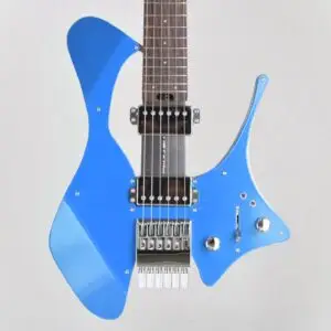 Pearson Omega 6 Standard - 25.5" Straight Fret- Sky Blue- Chrome - HH