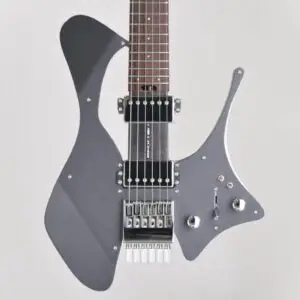 Pearson Omega 6 Standard - 25.5" Straight Fret - Textured Magnetite- Chrome - HH