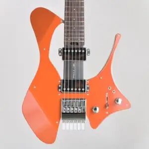 Pearson Omega 6 Standard - 25.5" Straight Fret- Volcano Orange- Chrome - HH