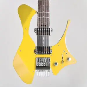 Pearson Omega 6 Standard - 25.5" Straight Fret- Dandelion Yellow- Chrome - HH